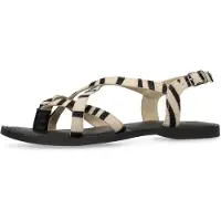 Sacha Sandales à lanières beige / noir