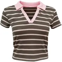 No Matter What T-shirt brun foncé / rose