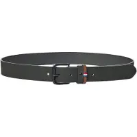 KOROSHI Ceinture bleu / cognac / noir