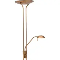 Steinhauer Olet - Classic LED Dimmable Floor Lamp | Floor Standing Lamp with Dimmer with Reading Lamp - 1 light - H 1800 mm - Bronze - Living room | Bedroom