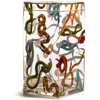 Seletti Toiletpaper Vase carré Snakes 30 cm