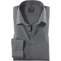 Olymp Luxor Modern Fit Chemise gris moyen, Unicolore