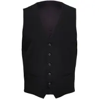 Selected Coupe Slim En Viscose Mélangée Gilet Homme Le noir 94