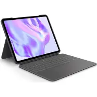 Logitech Combo Touch, QWERTZ, allemand, trackpad, 1,9 cm, 1 mm, Apple