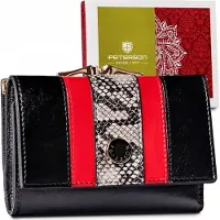 Peterson Portefeuille en cuir pour femme avec grand sac à main -