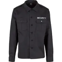 Brandit Security Us Long Sleeve Shirt Noir L Homme
