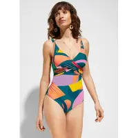 Bonprix Maillot 1 pièce croisé