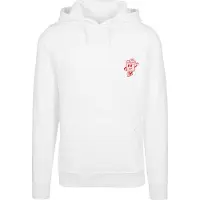 Mister tee Sweat-shirt 'Negroni Please' rouge cerise / blanc