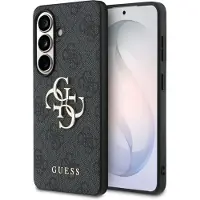 GUESS Coque 4G Metal Logo Backcover Samsung Galaxy S26 - Noir