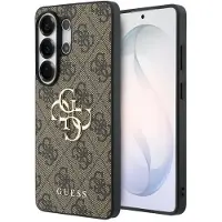 GUESS Coque 4G Metal Logo Backcover Samsung Galaxy S26 Ultra - Marron