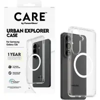 CARE by PanzerGlass Coque Urban Combat Samsung Galaxy S26 - Blanc