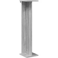 vidaXL Support de Plante Gris Sonoma 25 x 25,5 x 100,5 cm