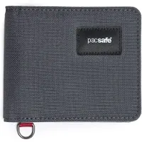 Pacsafe étui pour carte de crédit RFIDsafe Bifold Wallet Slate gris foncé