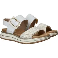 Remonte Sandales 'Sandalen Plat' blanc