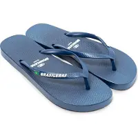 Brasileras Claquettes / Tongs 'Classic Pro' bleu foncé / blanc