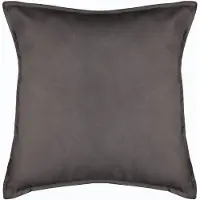 Atmosphera Lilou Coussin gris foncé - 55 x 55 cm
