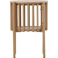 Ebuy24 Rubbo table d'appoint 1 étagère nature.
