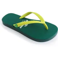 Brasileras Tongs Garçon Fille Antidérapantes confortables chaussures de plage/piscine/urbaines vert jaune 33/34 EU -UBCCB-K
