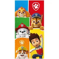 Paw Patrol Serviette 'Ryder & Friends' jaune / vert / orange / rouge