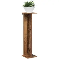 vidaXL Support de Plante Bois ancien 25 x 25,5 x 100,5 cm