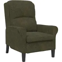 vidaXL fauteuil Vert armée 76 x 94 x 102 cm Cuir synthétique