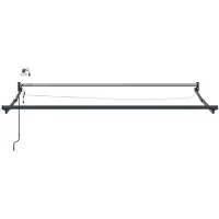 vidaXL Armature de store électrique anthracite 3,5 x 2,5 m en aluminium