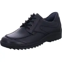 Waldlaufer Chaussure à lacets 'Schnürschuh Herren 483000 Hendrik H-Weite Echtleder in schwarz' noir