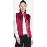 SKECHERS GO Shield Shine Vest JA151-PKRD, gilet de sport, Femme, Rose