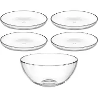 Leonardo Schaal- en bordenset 5-delig CUCINA (066350), Assiettes, Transparent