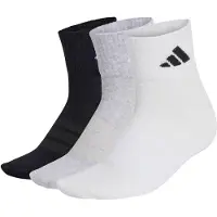Adidas Chaussettes de sport gris clair / noir / blanc