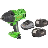 Procraft PWA80bb Clé à choc sans fil 20 V 1600 Nm 1/2" Brushless + 2x batterie 4,0 Ah + chargeur