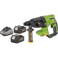 Procraft Marteau perforateur sans fil PHA40bb 20 V 2,6 J SDS plus Brushless + 2 batteries 4,0 Ah + chargeur