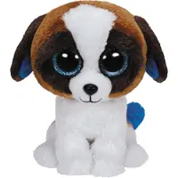 TY Duke Buddy - Chien blanc/brun, Large 24cm