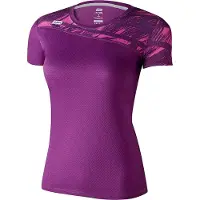 42k Running T-shirt à manches courtes Nature, violet, taille L, femme, violet, taille L