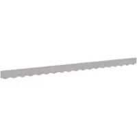 vidaXL Jupe de store de rechange, gris clair, 4 m, polyester