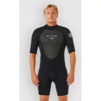 Rip Curl Shorty à Manches Courtes Avec Fermeture éclair Dans Le Dos Omega Spring 2/2 Mm Fl