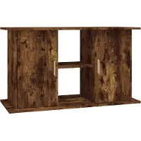 vidaXL Support pour aquarium chêne fumé 101x41x58 cm Bois composite