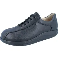 Finn Comfort Chaussure à lacets 'Schnürschuh Herren 01160 131099 Echtleder in schwarz' noir