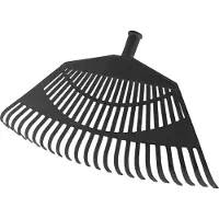 Saturnia Râteau de jardin en plastique trapézoïdal 23 dents