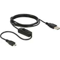 DeLOCK Câble de charge USB Micro - Avec interrupteur -
