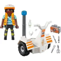 Playmobil city life 70052 secouriste et gyropode