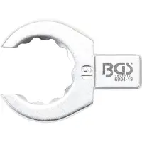 Bgs Clé polygonale à douille ouverte 19 mm Logement 9 x 12 mm - 6904-19