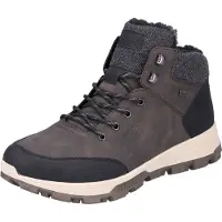 Rieker Bottines à lacets umbra / gris chiné / noir