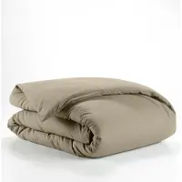 Douceur d'intérieur Housse de couette - - LINA - Coton - 200 x 140 cm - Sable