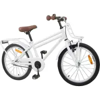 vidaXL Vélo enfant 20 pouces pour 6-11 ans Blanc