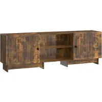 vidaXL : Meubles TV de 150 x 31 x 50 cm, en bois imitation chêne fumé