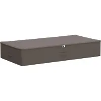 vidaXL Boîte de rangement, 24 pièces, en tissu non tissé, 100 x 50 x 18 cm, 90 litres, gris