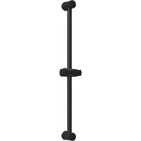 vidaXL Support pour pommeau de douche, noir, 70 cm, en acier inoxydable