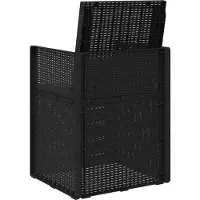 vidaXL Chaises de salle à manger de jardin, lot de 2, anthracite et gris clair, PP