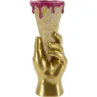 Mauro Ferretti Poterie tube 12.5x11x31 cm or rose